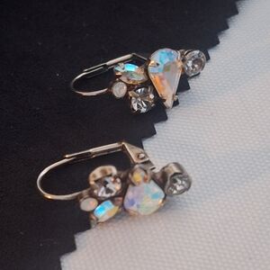 SORRELLI Elegant Silver Crystal Earrings